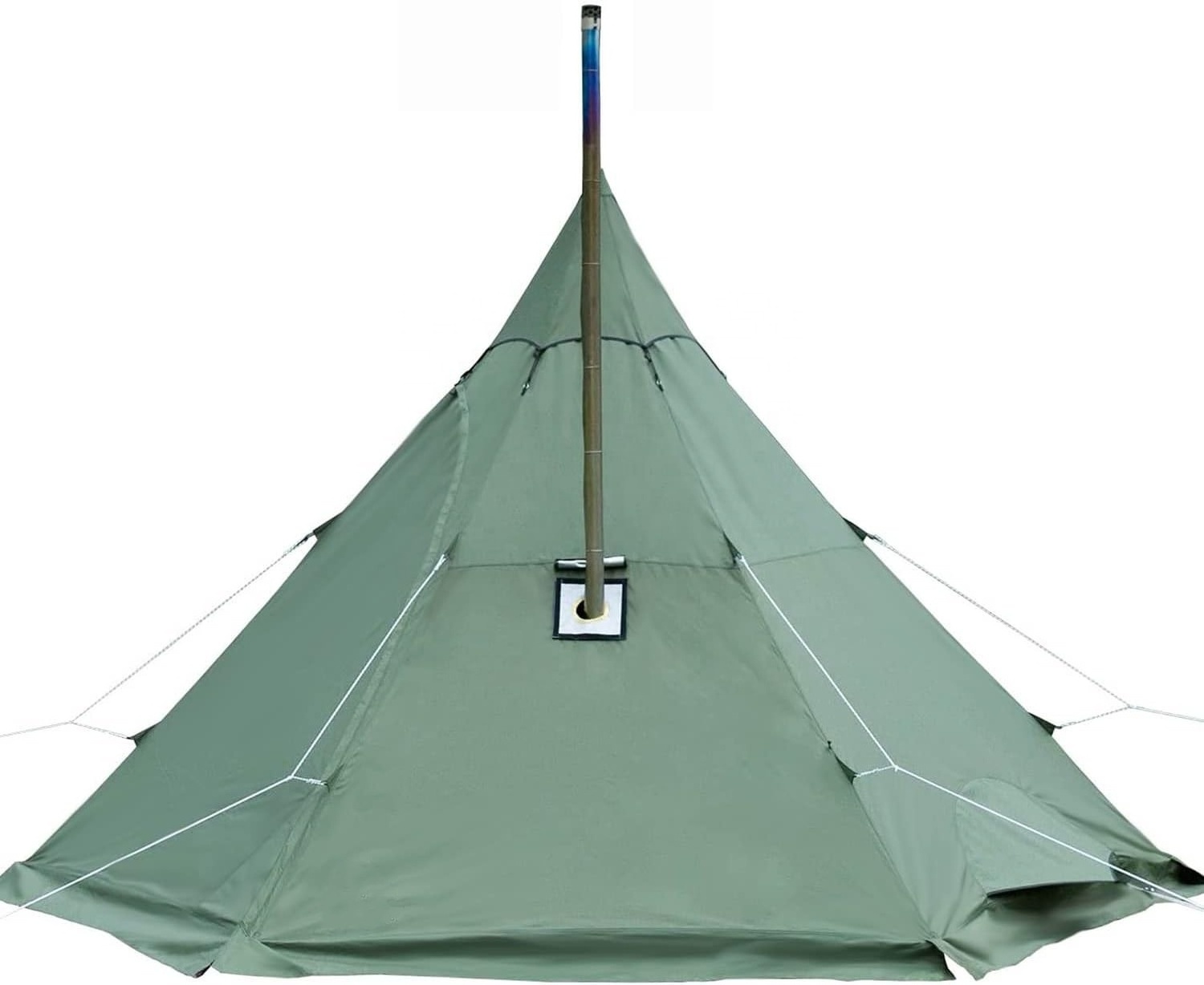 best quality Pomoly OEM  factory Snow Skirt Ultralight Outdoor Tent With Chimney Hole Camping Pyramid Tent