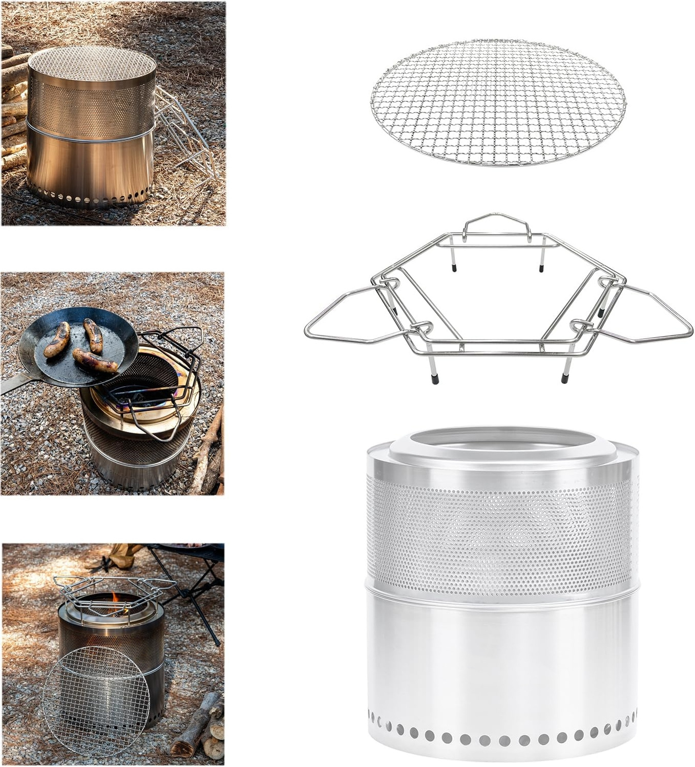 Smokeless Fire pit Accessory Kit 10