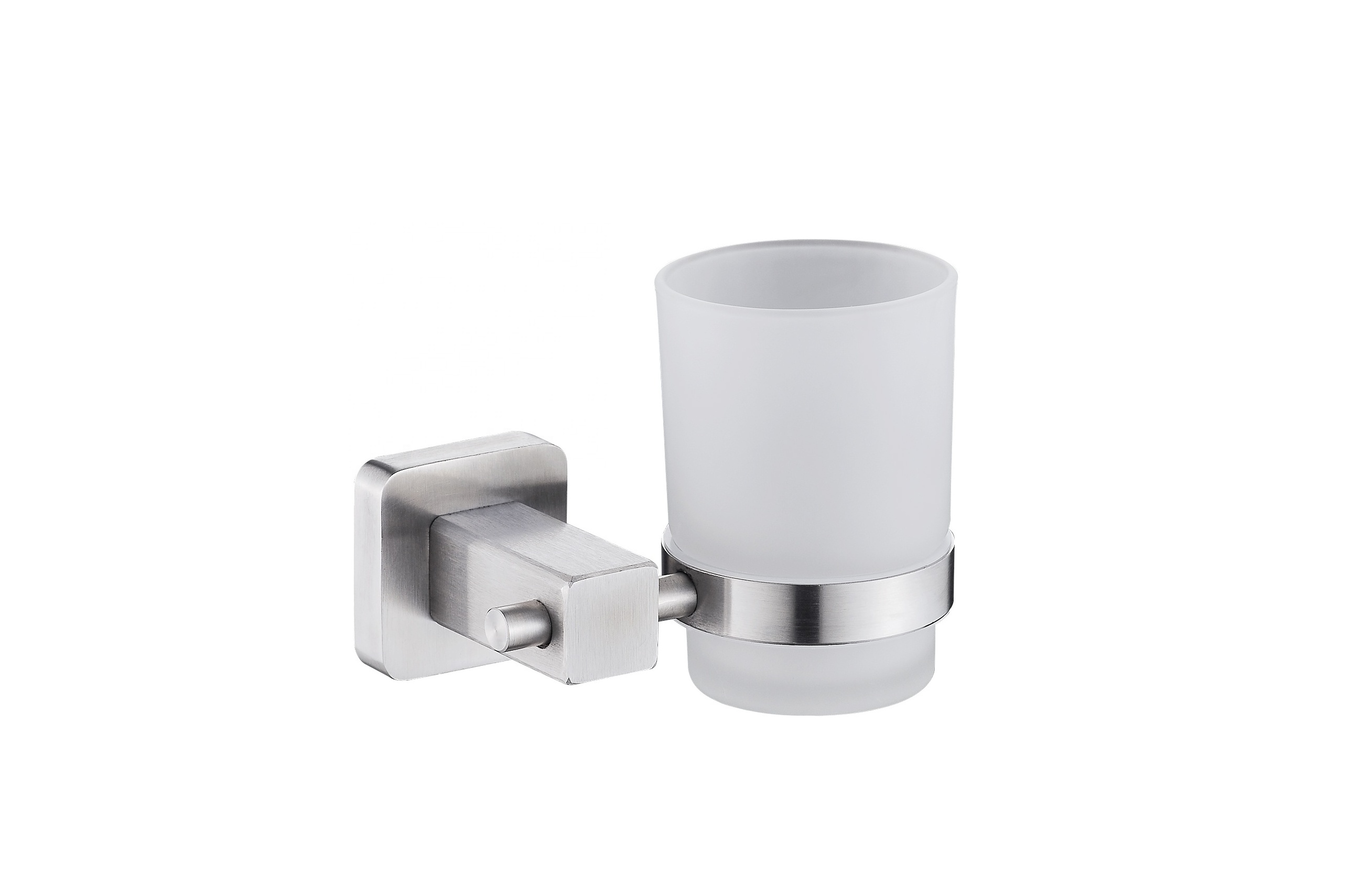 Stainless Steel 304 double toothbrush cup holder tumbler holder