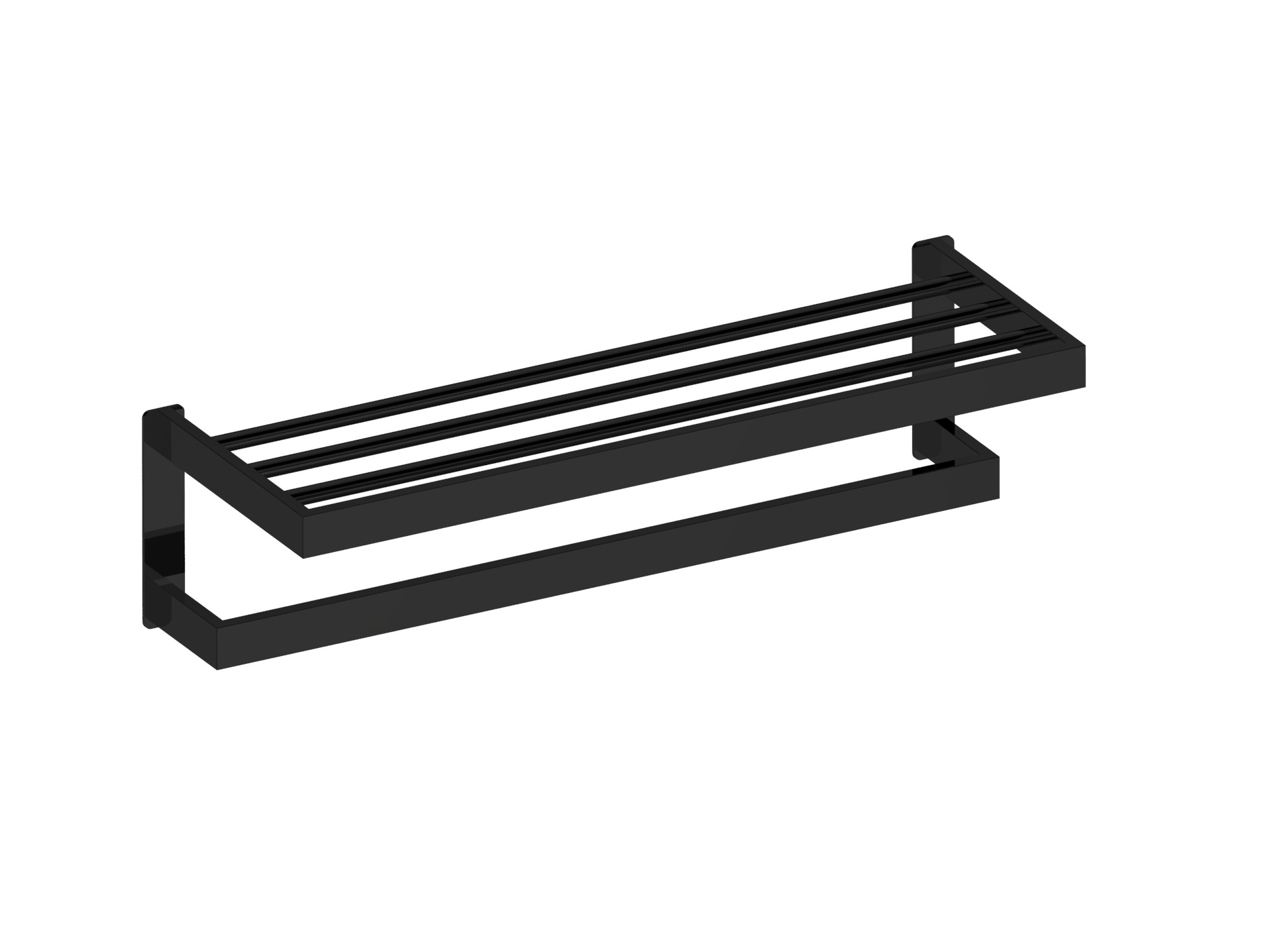 Manufacturer matt black Bath Hardware Sets  Bathroom fitting accessory towel rack