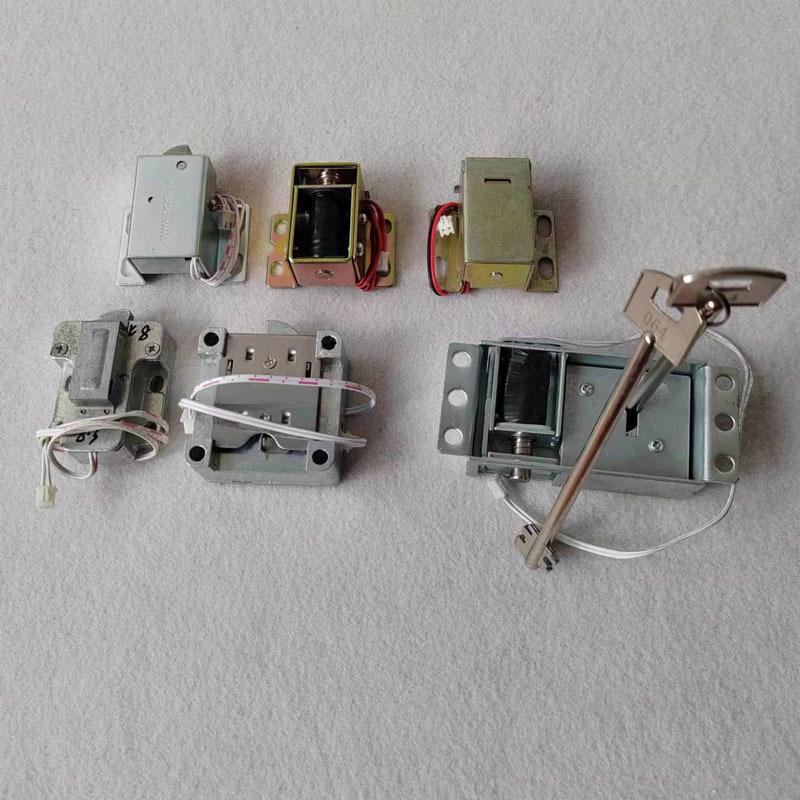 6V 9V 12V electronic small electromagnetic cabinet door electric lock assembly solenoid  lock for safes