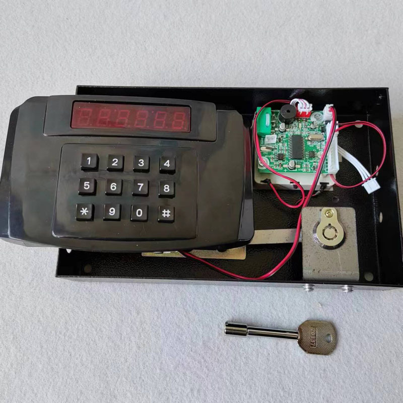 LED digital keypad with motor motorized mechanism locking system lock for hotel safe box