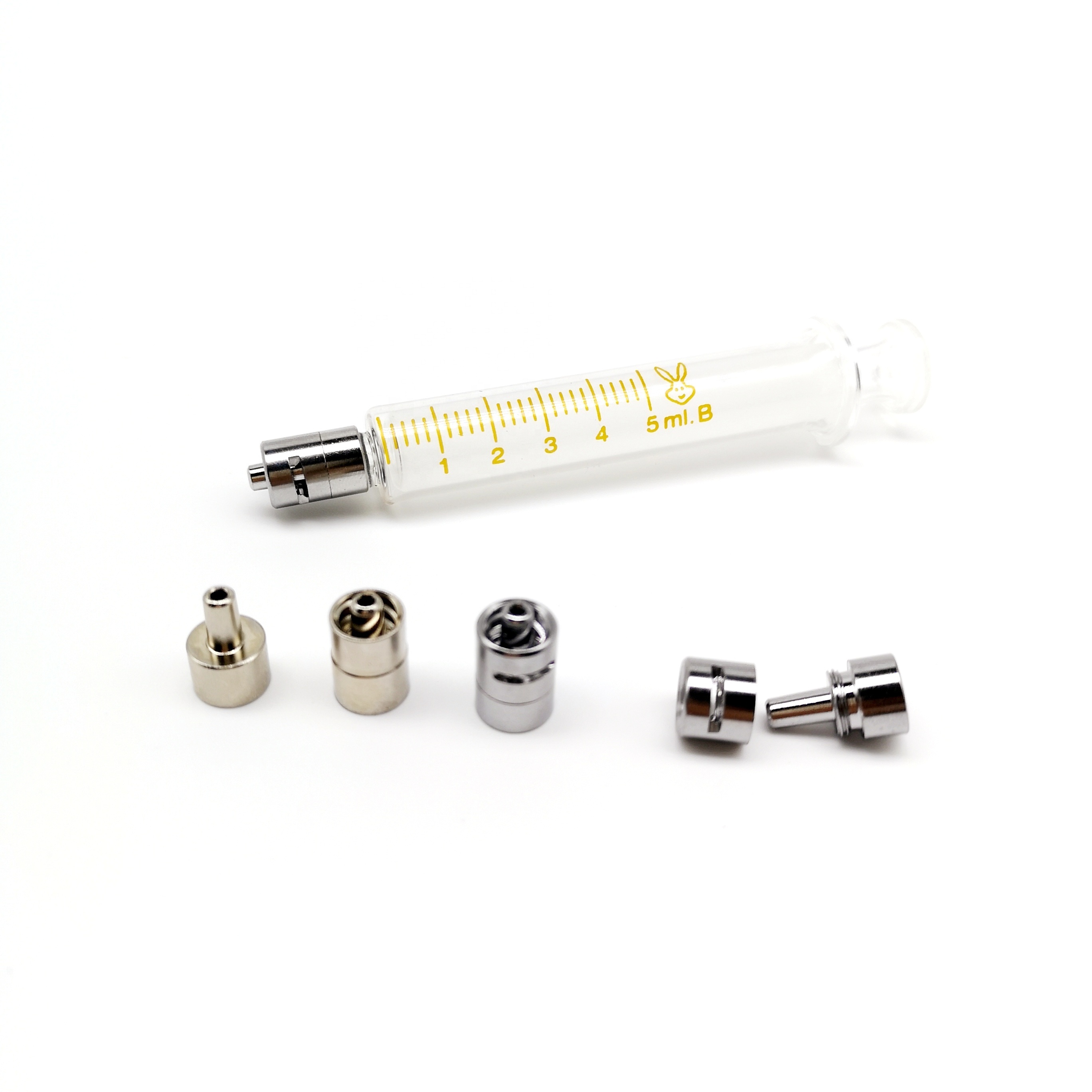 factory store wholesale retail nickel plated brass fitting injector adapter glass syringe luer lock