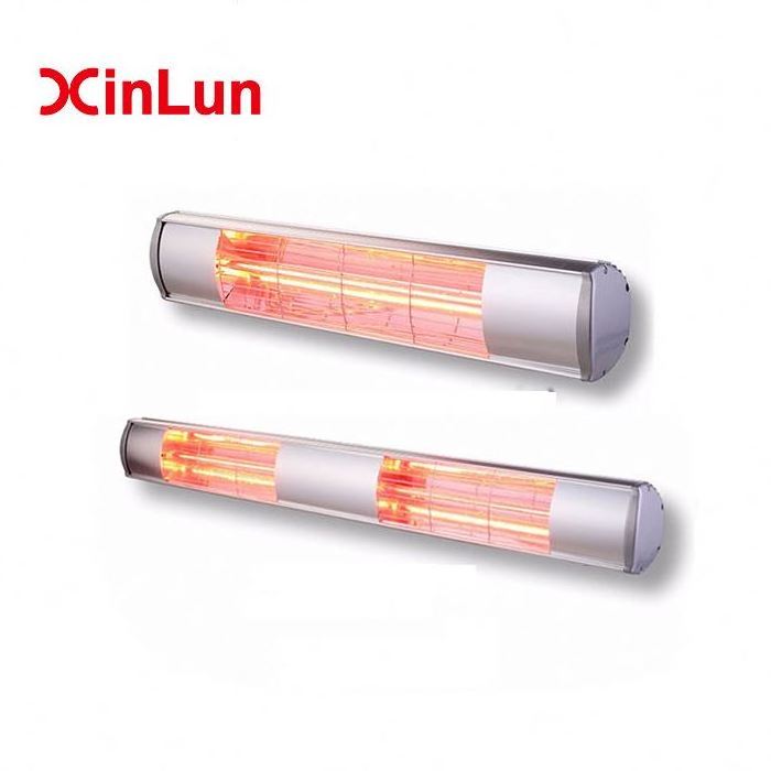 Factory Trading Outside Heater Tube Infrared Patio Heater Golden Electric Room Heater Wall Mounted Heat Radiation 1500W CN;ZHE