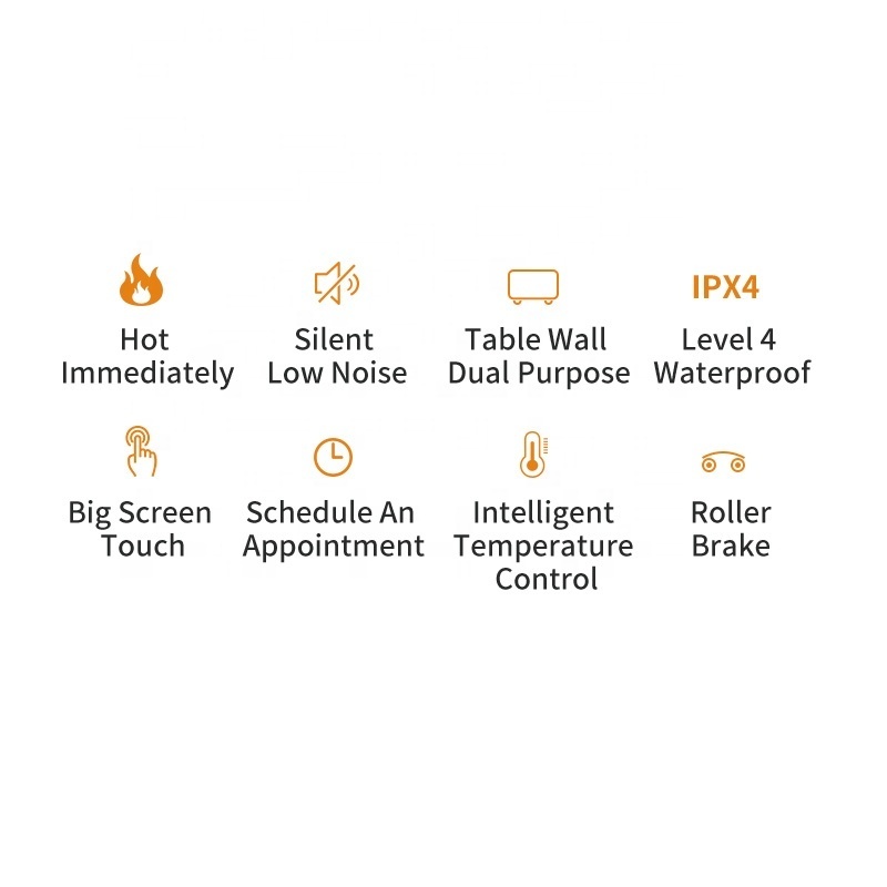 Adjustable Thermostat and Thermal Link Electric Convection Panel Heater Domestic House Heater Electric Heatetr Fast Heating OEM