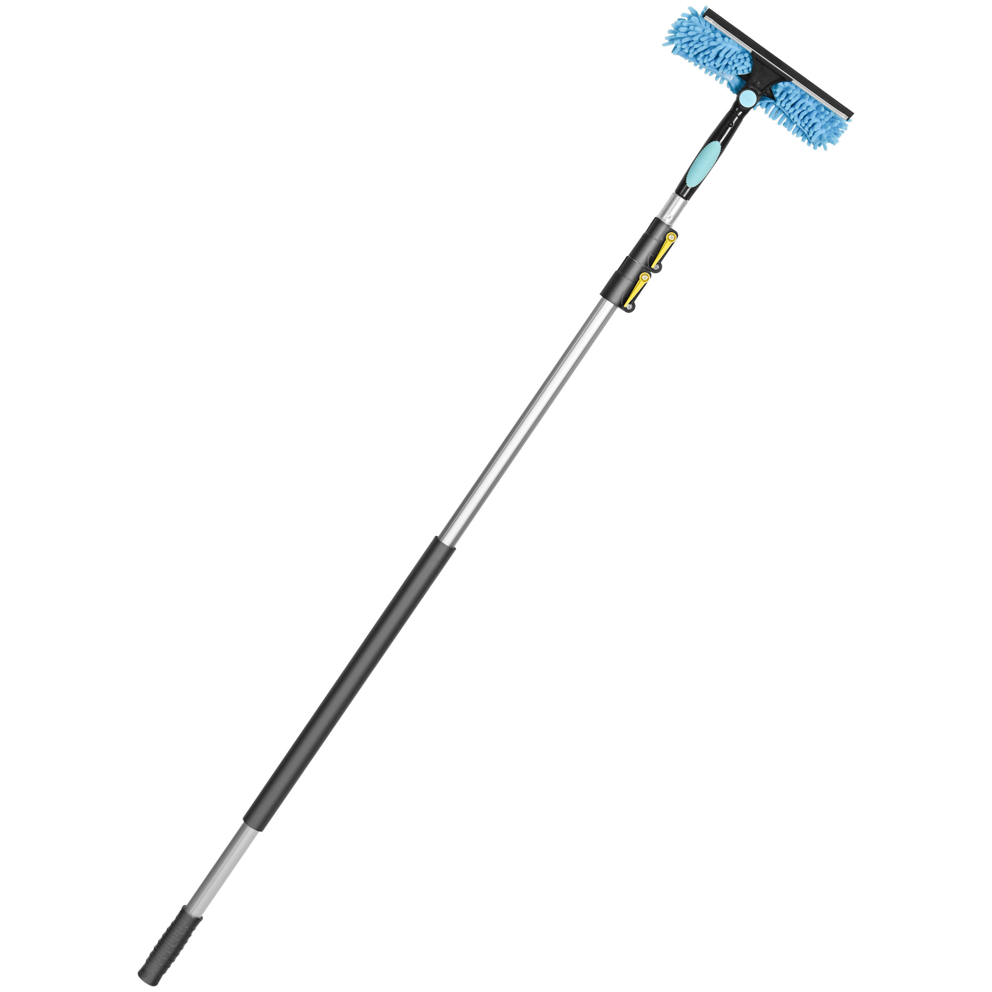 Telescopic Window Cleaner Window Brush with 6 to 24 ft telescopic aluminum pole  Window Cleaning Equipment