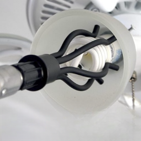 Light Bulb Changer for high ceiling with Telescopic Extension Pole