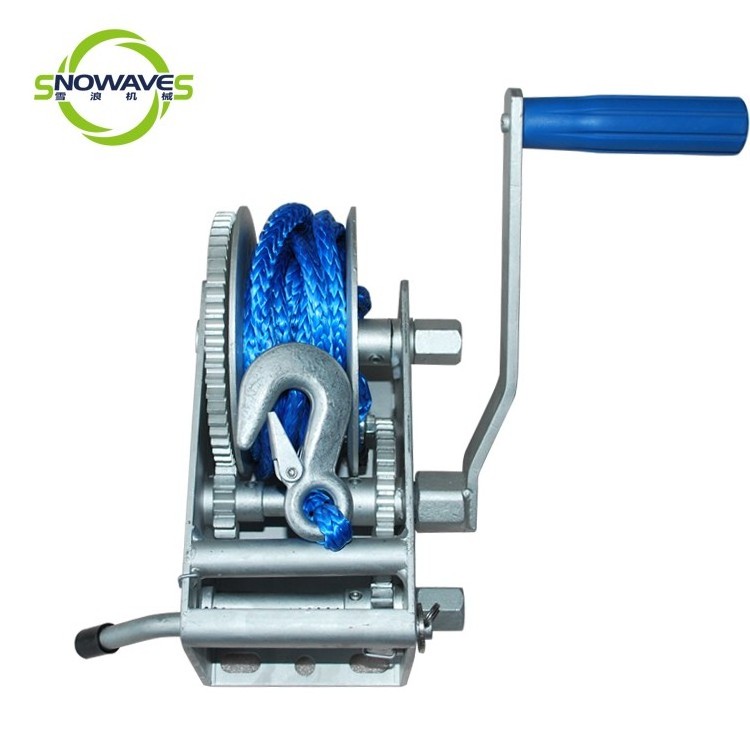 4500lb  China Supplier 3 Gear Ratchet Strap Manual  Boats Trailer 2 ton Hand Winch for Australia and New Zealand