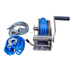 Customized 1100lb for Lifting and Boat Trailer Cable Pulling Machine Manual operated Hand Winch