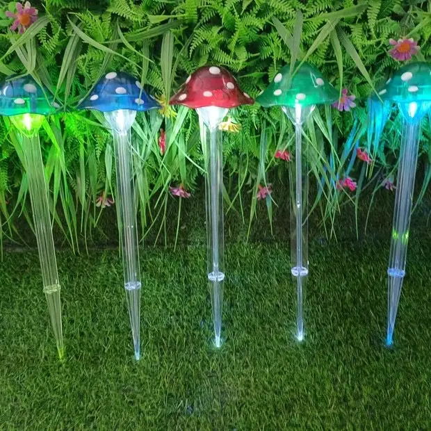 High Level Novelty Mushroom LED Lamps Home Decor Guard Yard Decorate Garden Lights Night Light