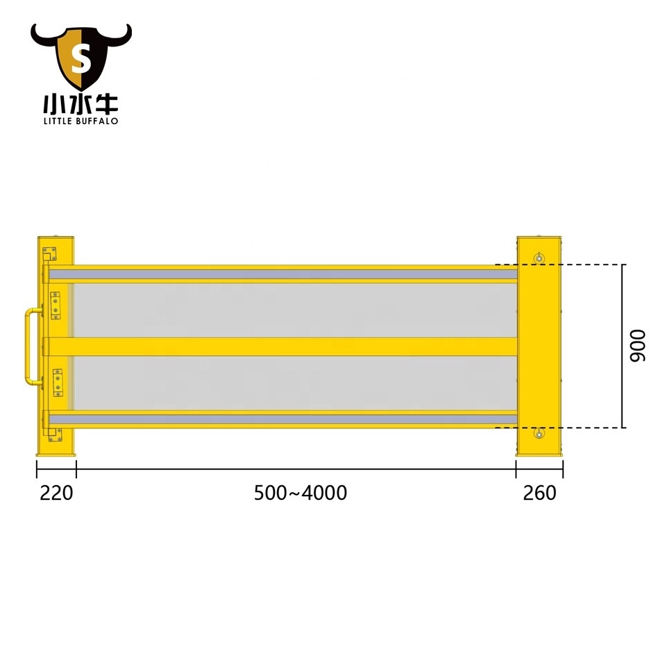 Dock guardrail Platform Safety Barriers Heavy duty Loading platform Prevent falling