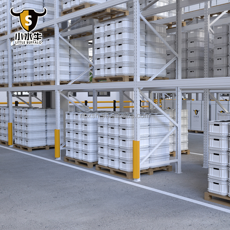 Warehouse Pallet Rack Column Protection Flexible Plastic Guard Upright Protector