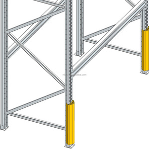 Warehouse Pallet Rack Column Protection Flexible Plastic Guard Upright Protector