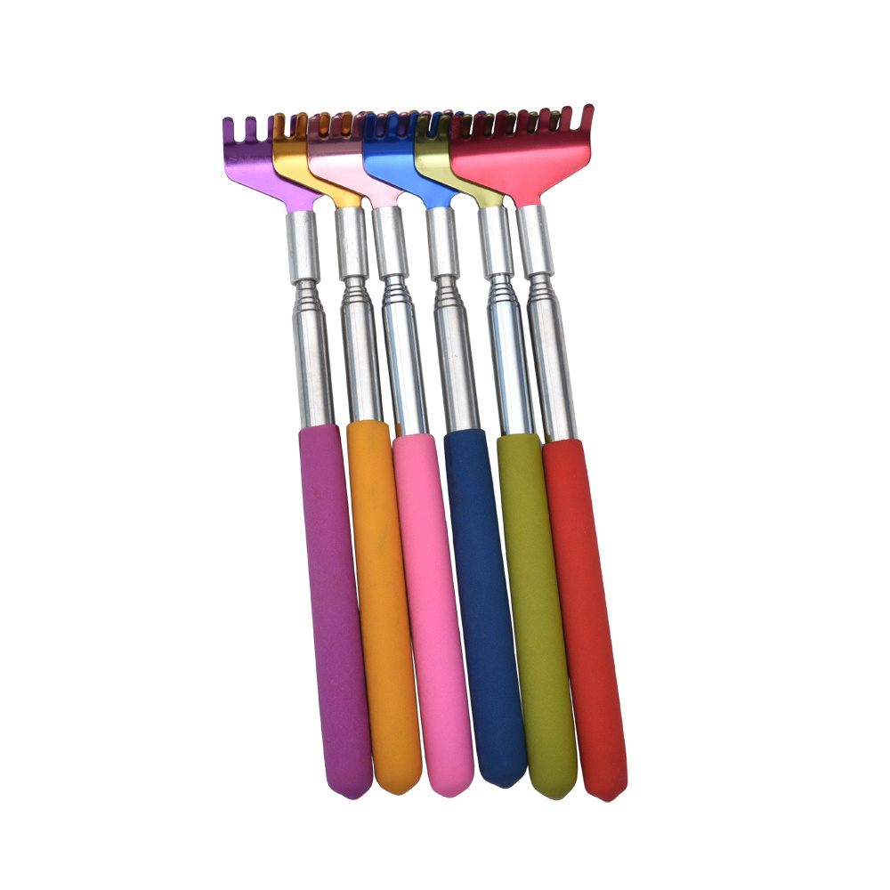 Custom Telescopic Back Scratcher With Pen Clip Body Scratching Tool Back Scratcher