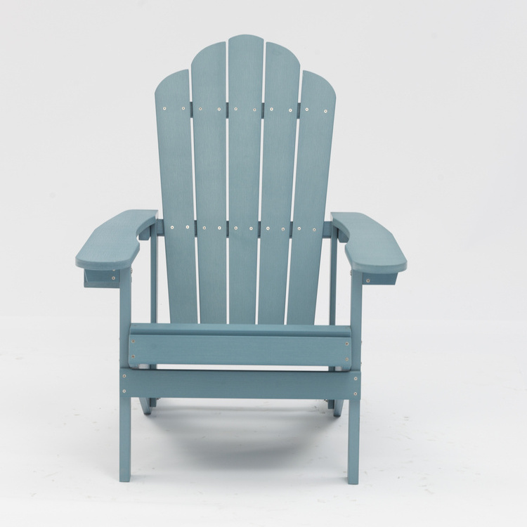 HDPE HDPS Adirondack Chair Plastic Wood Chair Teak Garden Chair