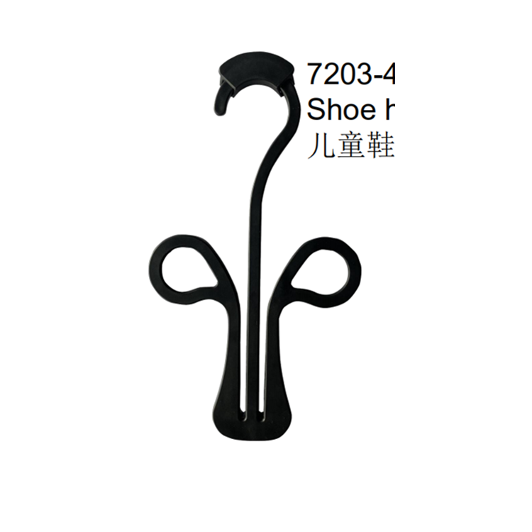 Plastic clothing store shoe hanger holder shoe hook for display