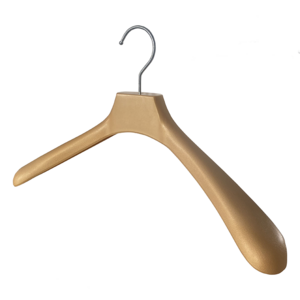 Hanger factory wholesale plastic luxury hanger coat suit clothes display hanger with logo