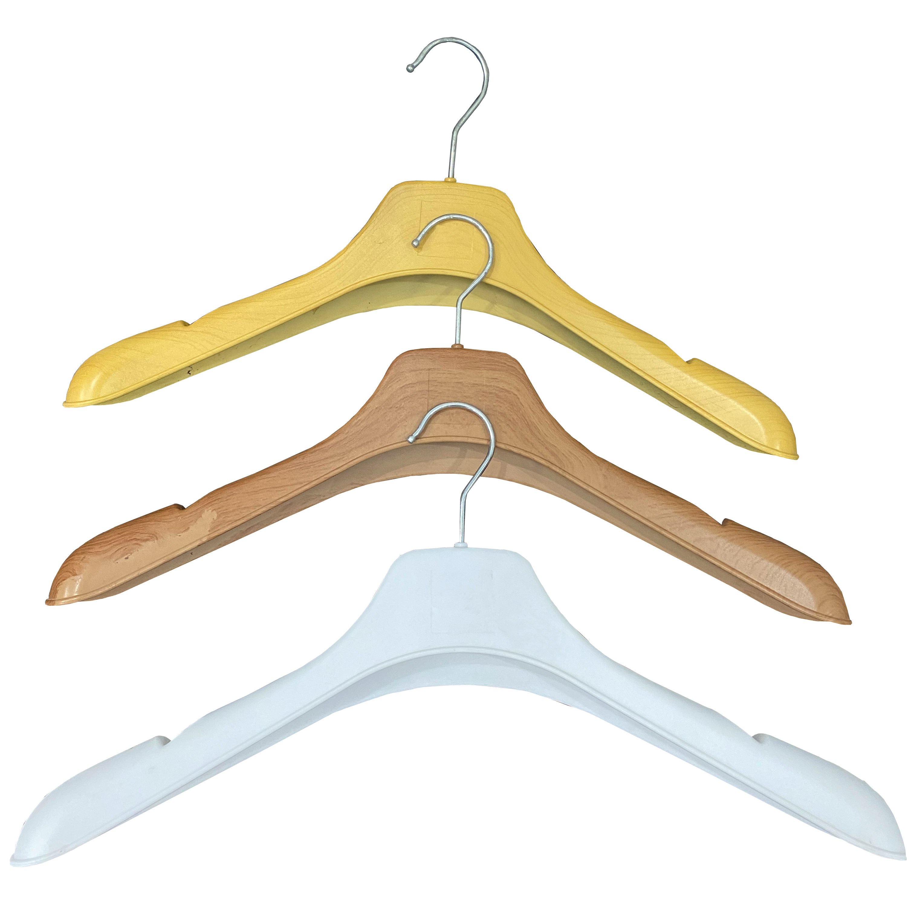 Customized plastic brand hanger display hanger jacket and suit hanger for sale