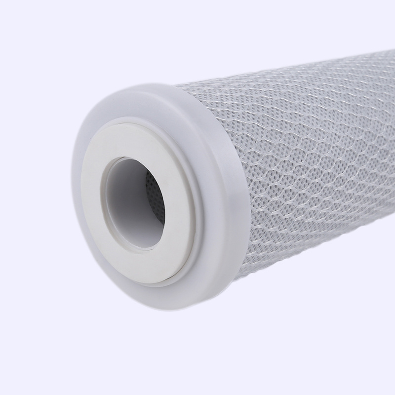 Activated carbon block filter cartridge 10-20'' pp cto water filter cartridge