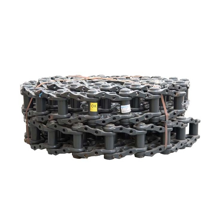 bulldozer track chain with shoe d4 d7 e120b e313 pc20 pc220 undercarriage parts track link assembly for mini excavator dozer