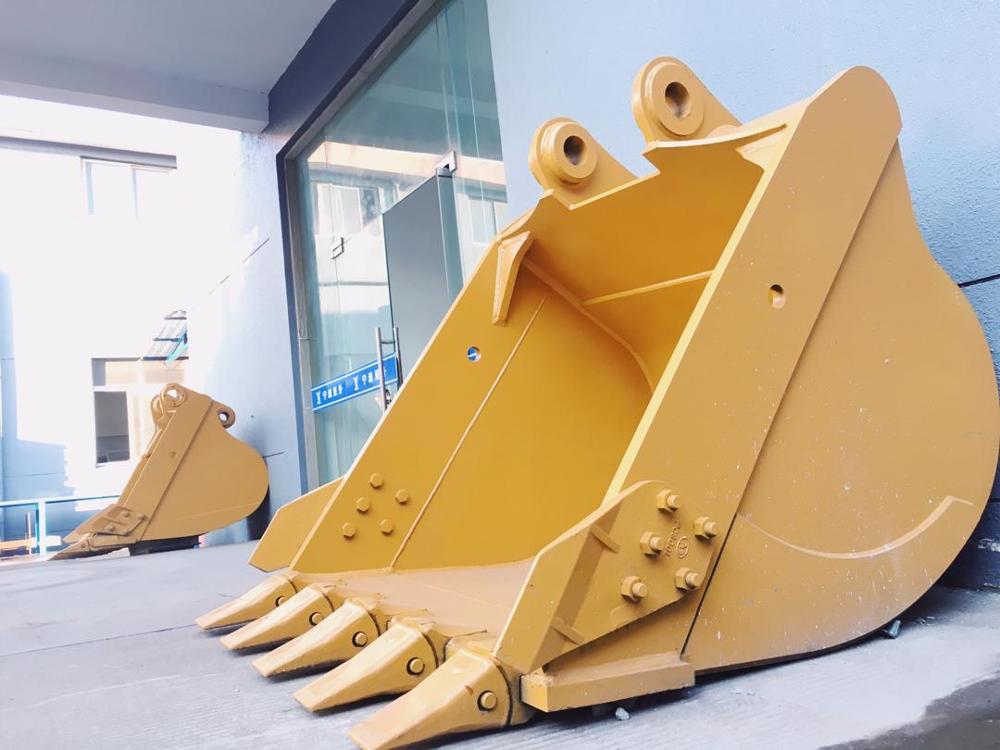 0.3m3  1.5m3 standard trench clamshell rtilt rock  stone loader mini wheel excavator crusher bucket