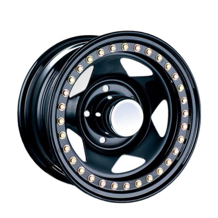 Best Design Best Quality Factor yprice Steel 15x8 Beadlock Wheels Of Steel Rims