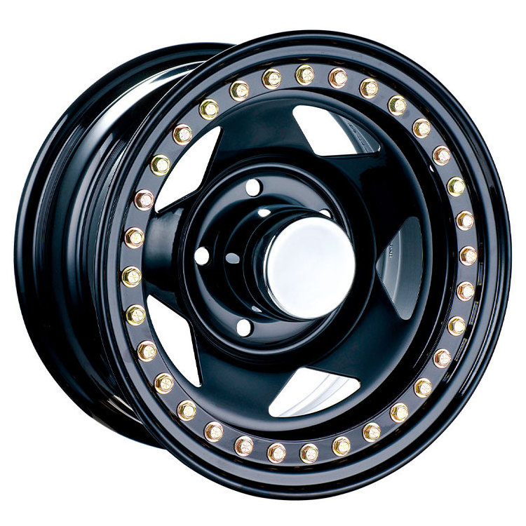 Best Design Best Quality Factor yprice Steel 15x8 Beadlock Wheels Of Steel Rims