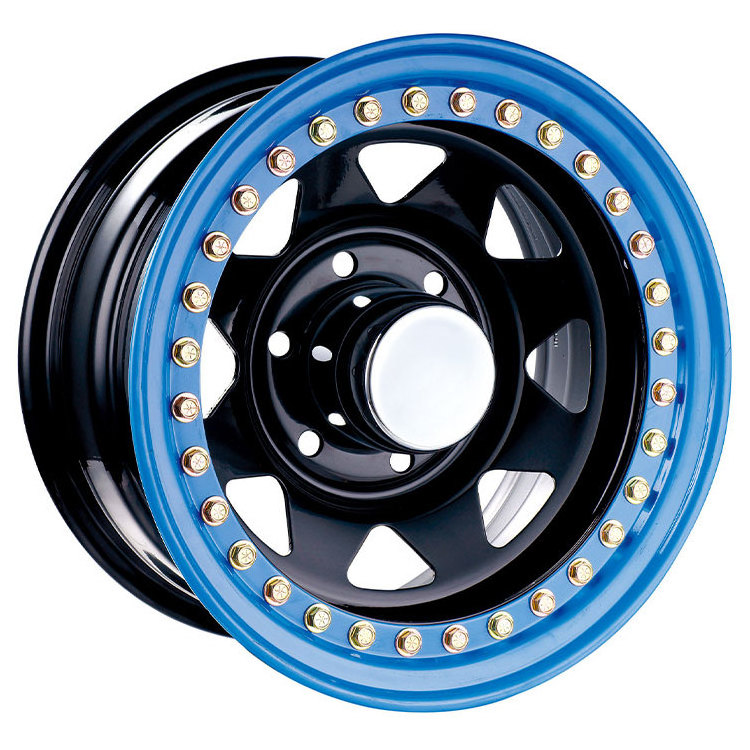 Best Design Best Quality Factor yprice Steel 15x8 Beadlock Wheels Of Steel Rims