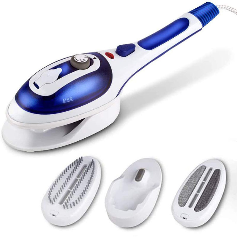 Handheld Steamer for Clothes Hanging Flat Garment Steamer Portable Steam Iron with 2 Removable Brushes suit for Home and Travel