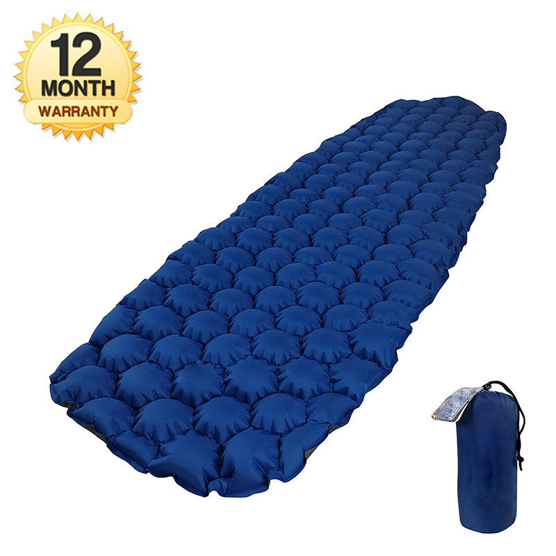 Mummy shape ultralight inflatable air mat and sleeping pad for outdoor and also hammock