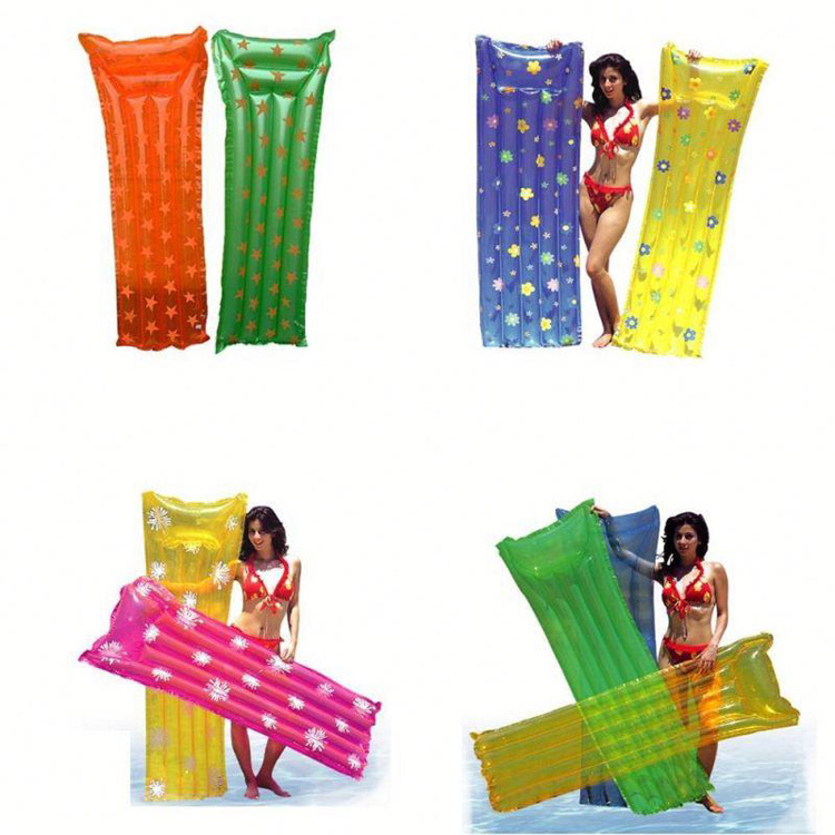 Inflatable Mattress Lilo Lounger Float Beach Swimming Pool Air Mat Sun Bed