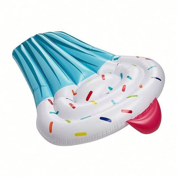 Summer Holiday PVC Inflatable Cupcake Pool Float and air mattress