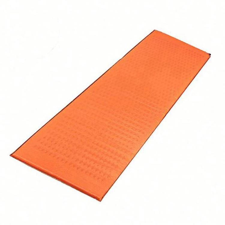 high R value self-inflating foam mat and sleeping pads  for outdoor camping and backpacking