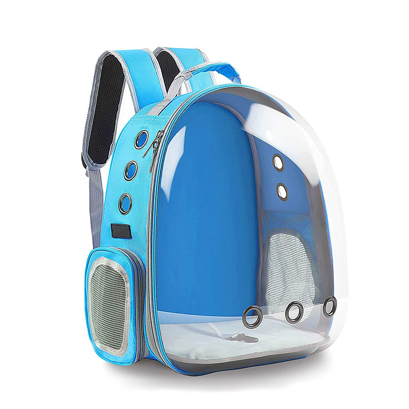 Hot Sale Breathable Bagpack Expandable Cat Pet Carrier Backpack for Cats and Dogs Carrier Travel Custom Polyester Solid Capsule