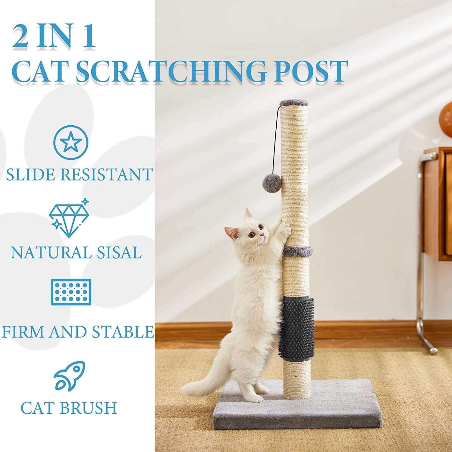 2023 Hot Sale and High Quality Pet Kitten Toy Supplies Manufacturer Cat Trees & Scratcher