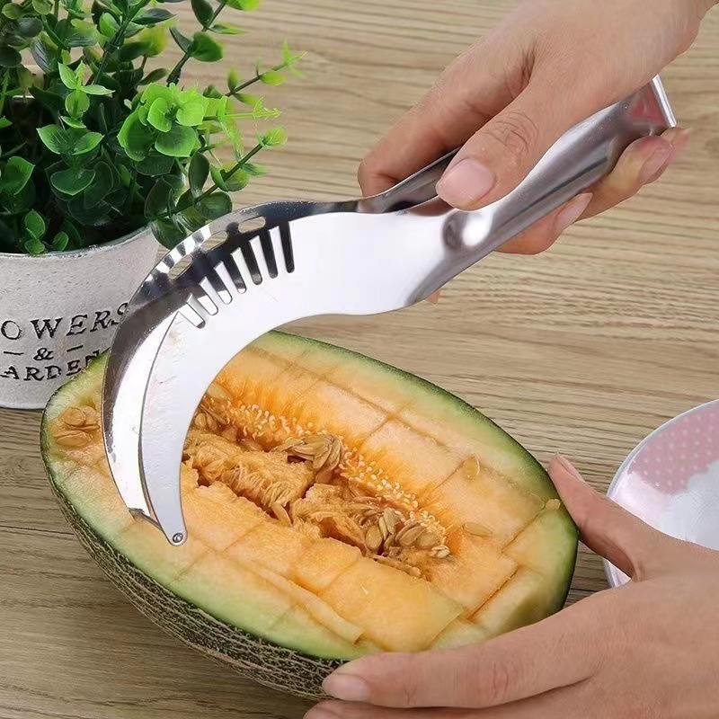 Watermelon Slicer Summer Vegetable And Fruit Cutter Stainless Steel Watermelon Cutter