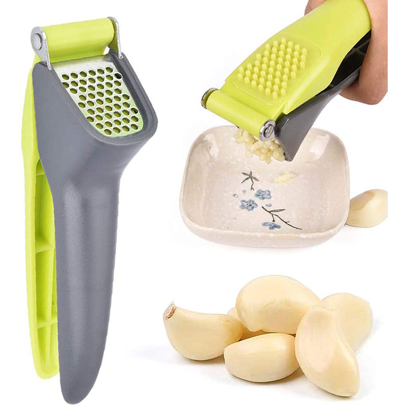 Europe Kitchen Garlic Press And Slicer Tool  Manual Garlic Grinder Plastic  Garlic Grater Crusher