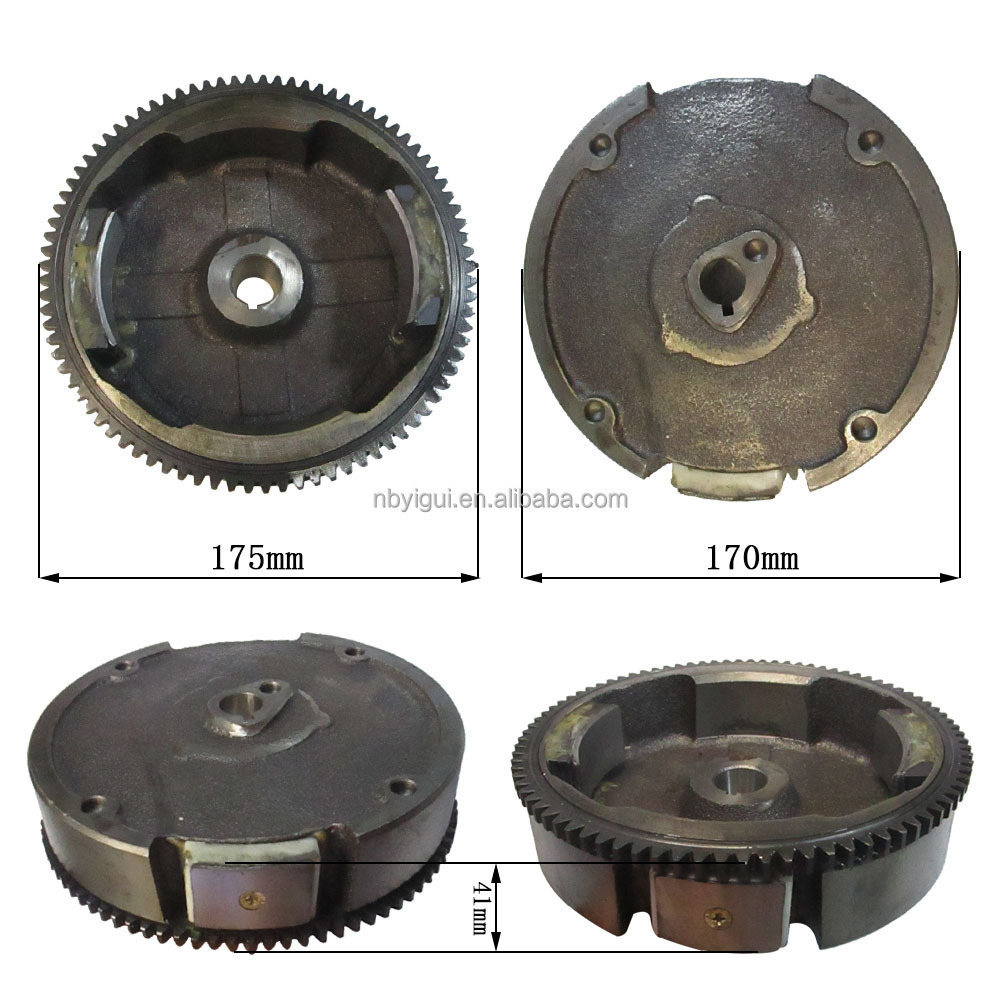 High quality  gx160 gx200 gx390 gasoline engine parts flywheel magnetic flywheel for honda  generator part