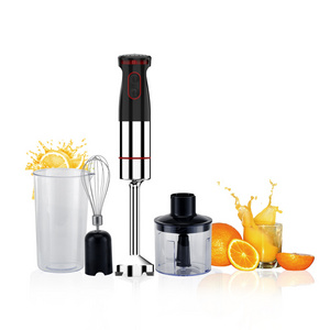 Multi-Use Immersion Hand Stick Blender Food Processor Mixing Beaker and Whisk Electric Hand Blender