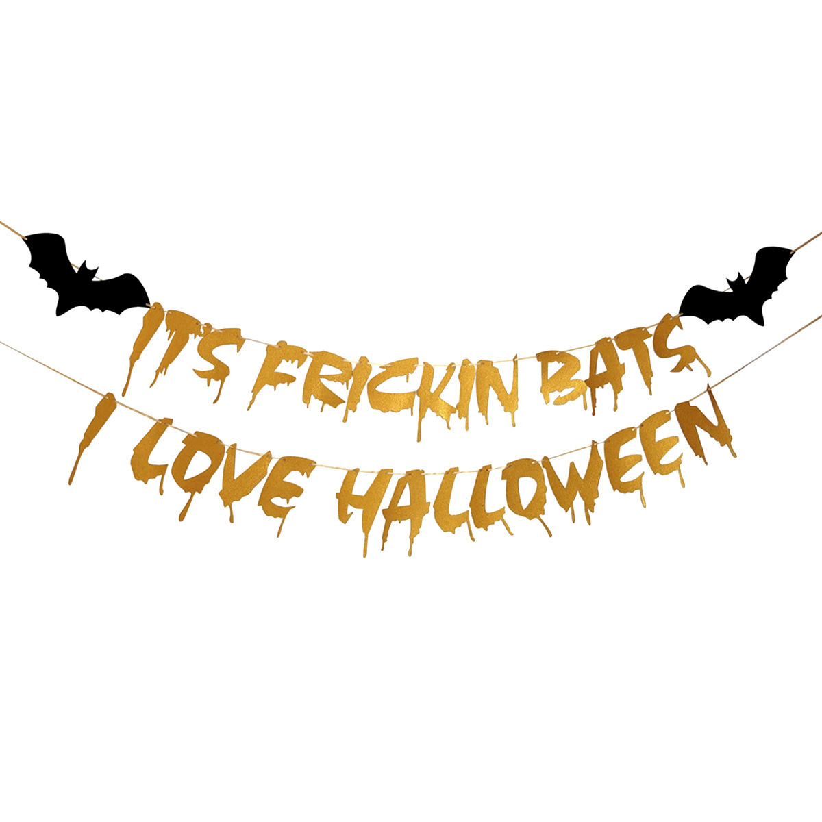 Halloween Party Wall Decorations Halloween Props Pumpkin bat Banner