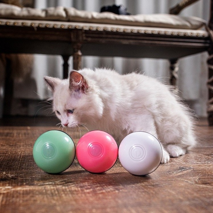 Automatic Smart Electronic Rotating electric waterproof Interactive auto Play smart pet ball cat toy