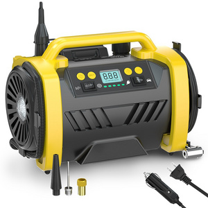 Air Compressor Tire Inflator AC110-240V Electric Digital Tyre Inflator Pump Portable Tire Inflator Compressor with Auto Shut-off