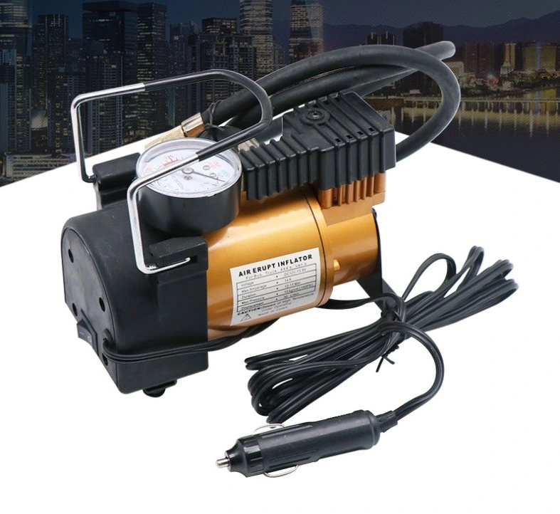 Truck Tyre Repair Tools Good Quality Copper Motor Mini Air Compressor Pump Portable Car Tire Inflator DC 12v