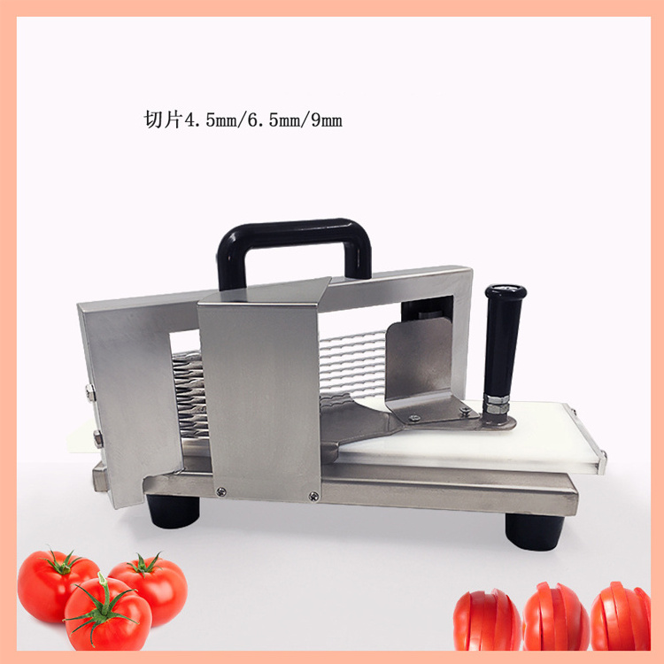 Stainless Steel Mechanical Tomato Slicer Blades Hand Operated Vegetable Chopper Fruits Vegetables Metal Blades