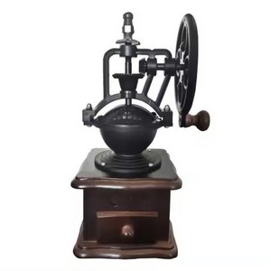 Wholesale high quality home and kitchen retro style ferris wheel hand crank coffee bean mill manual coffee grinder