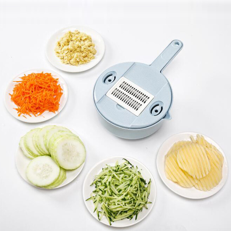 Kitchen Gadgets Round Multi Functional Vegetable Cutter Potato Peeler Carrot Onion Grater with Strainer Vegetable