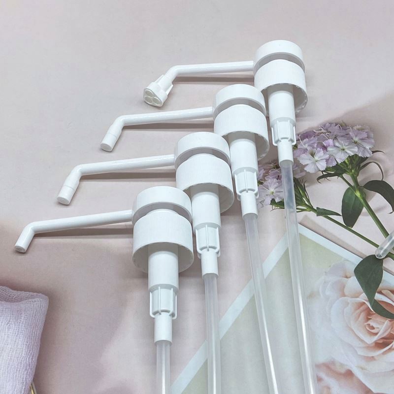 New design ong nozzle spray lotion pump 28mm for handwash bottle