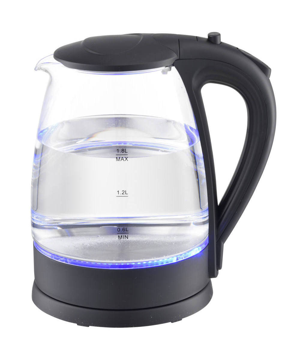 Appliances Kitchen Home Tea Kettle Glass tea maker Water BOIL Glass Teapot 1.8L Portable Cordless Electric kettles