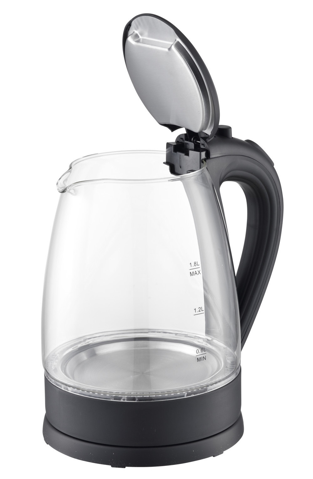 1.8l 1800w electric kettle glass 360 blue led Commercial Prices Ss Water Boiler Electric Tea Kettle