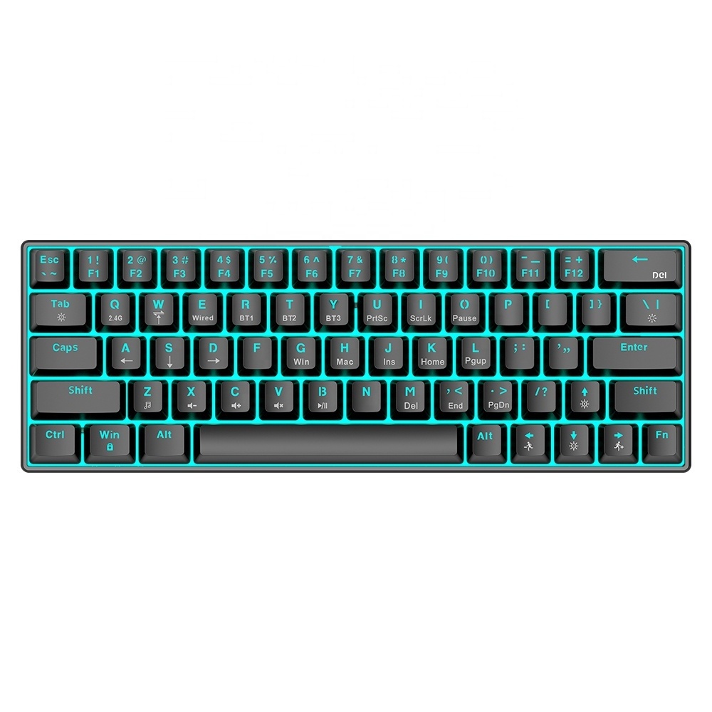 T30 Wireless 2.4ghz Gaming Mechanical Keyboard Red Switches RGB USB Type C Technology China Wholesale Switches for Keyboard